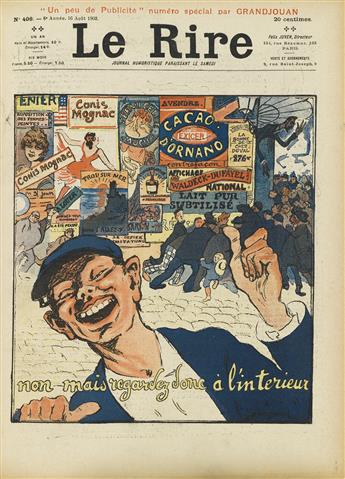 Le Rire 1897 パリで人気の風刺雑誌 1897年から53冊分の合本版
